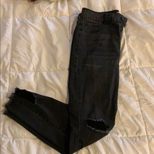 Refuge destroyed jeans (black)